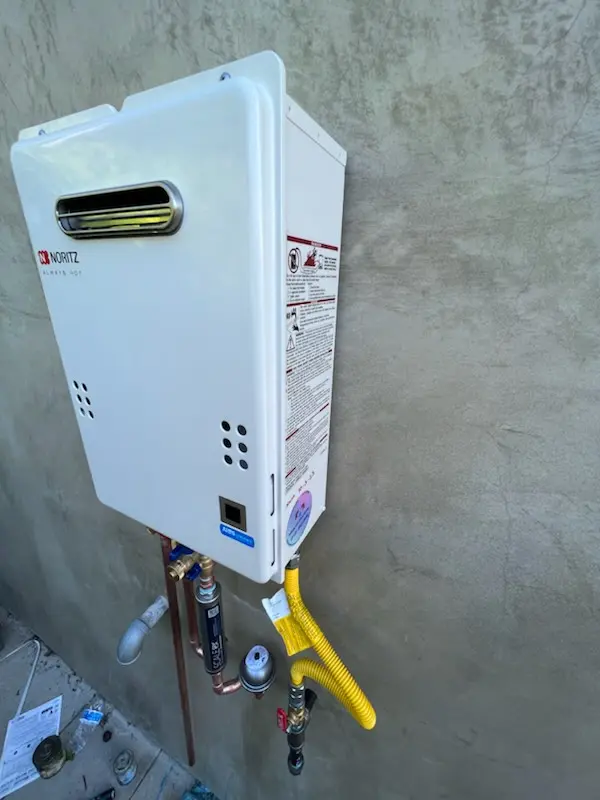 Tankless water heater installation for Moreau homes